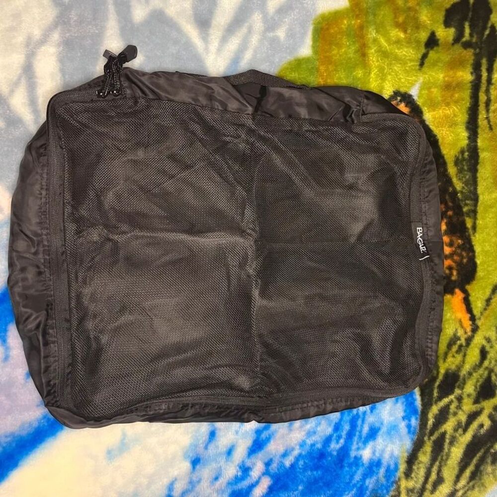 Bagail Black Packing Cube Travel Organizer – Mesh Luggage Packing Bag